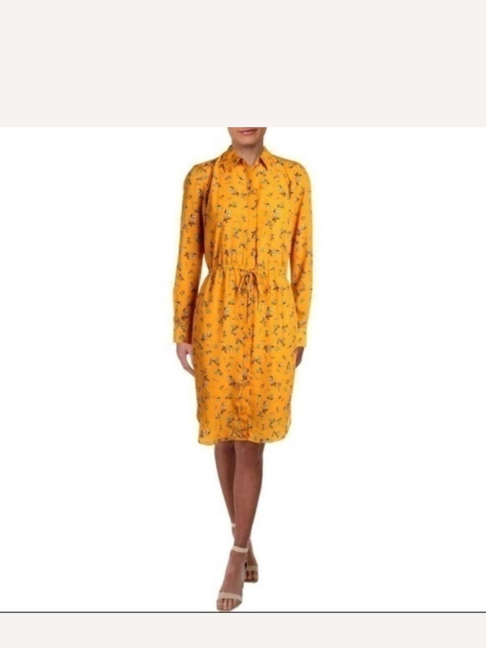 Lauren Ralph Lauren shirt dress floral lined pockets